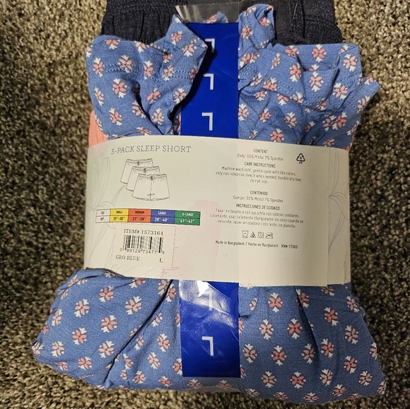 Jane and Bleecker Sleep Shorts (3 pairs) - Picture 2 of 3